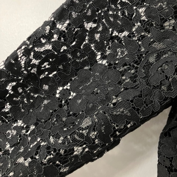 J. Crew Button-up Lace Top in Black, sz 4 - Picture 4 of 9